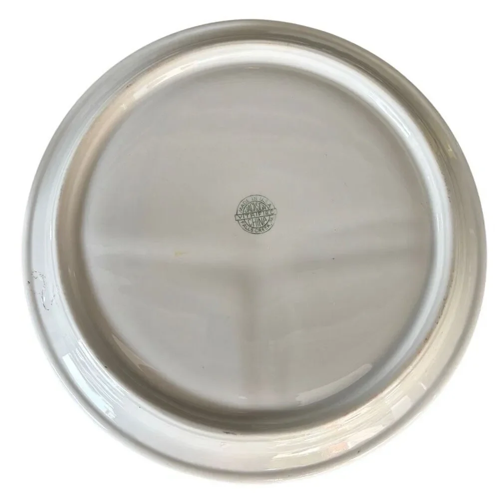 Jackson China B.P.O.E. 349 Elks Lodge DuBois Pa Sectional 10 1/2” Plate